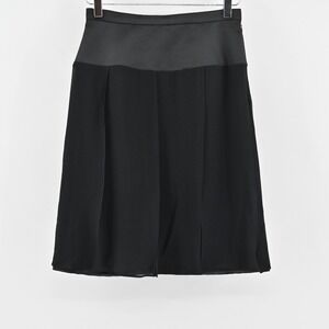 Frans Baviera Black Pleated Skirt Size S ALine Mini Whimsigoth Dark Academia‎